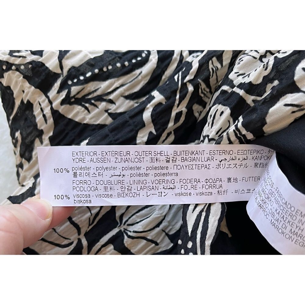NWOT ZARA Blogger’s Favorite Asymmetric Neckline Ecru Mini Dress, Size Small - Picture 16 of 16